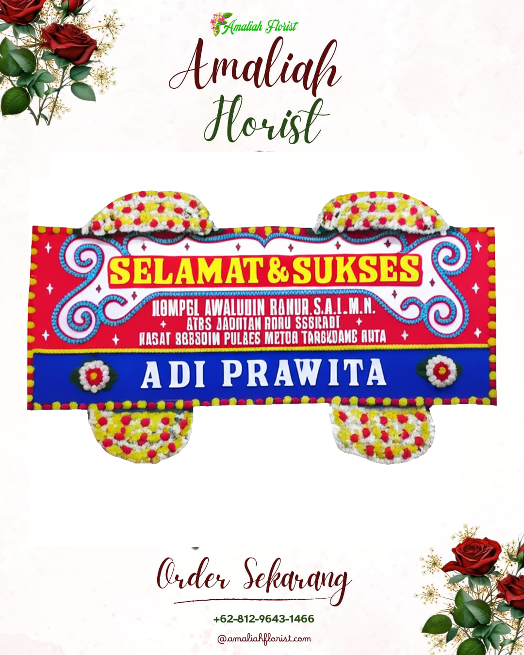 Papan Bunga Ucapan Selamat Sumberjambe